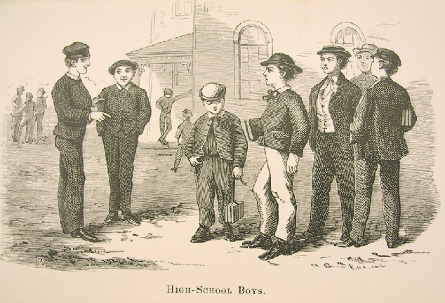 Sink or Swim 'High School Boys' image is borrowed from the General Collection of the Department of Rare Books and Special Collections at the University of Rochester