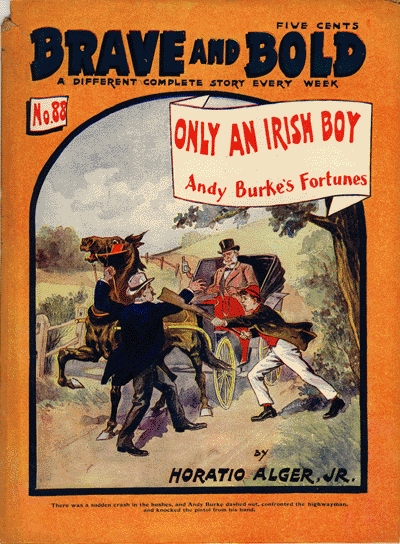 Only an Irish Boy cover image is borrowed from the Dime Novels Collection of the Department of Rare Books and Special Collections at the University of Rochester