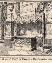The Tomb of Geoffrey Chaucer, Westminster Abbey