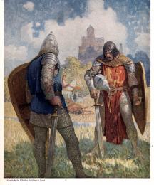 I am Sir Launcelot du Lake, King Ban's son of Benwick, and knight of the Round Table