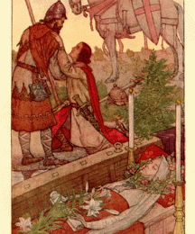 Galahad Meets with His Father
