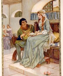 Sir Launcelot and the Queen Talked Sadly Together