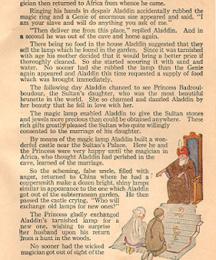 Both Aladdin and the consumer of Dr. Caldwell's Pepsin are able to eat as they wish.