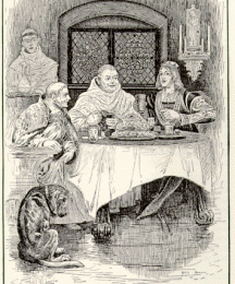 Prior William Provides a Feast for the King and the Bishop