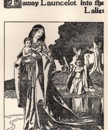 The Lady Nymue Beareth Away Launcelot into the Lake