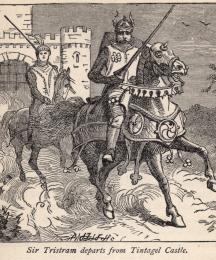Sir Tristram Departs from Tintagel Castle