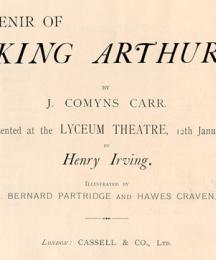 Title Page of J. Comyns Carr's King Arthur