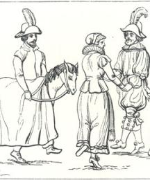 Morris Dance, from a Tracing by Captain Grose