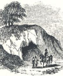 Robin Hood's Stable, A Cave Excavated in the Rock at Paplewick, in Nottinghamshire, Headpiece to Robin Hood's Chase