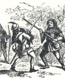 Robin Hood and the Beggar Fighting, Headpiece to Robin Hood and the Beggar