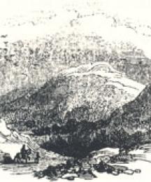View of Robin Hood's Hill, Headpiece to Robin Hood and the Valiant Knight