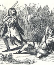 Encounter between Guy and Robin, Headpiece to Robin Hood and Guy of Gisborne
