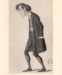 A Contemporary Caricature of Henry Irving