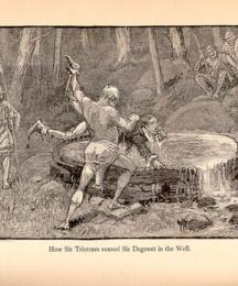 How Sir Tristram Soused Sir Dagonet in the Well
