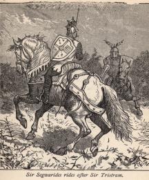 Sir Segwarides Rides After Sir Tristram