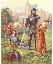 Lady, replied Sir Beaumains, a knight is little worth who may not bear with a damsel
