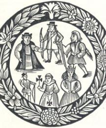 Robin Hood's Garland Woodcut