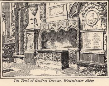 The Tomb of Geoffrey Chaucer, Westminster Abbey