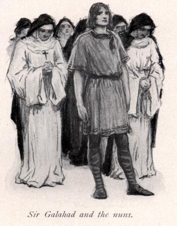 Sir Galahad and the nuns