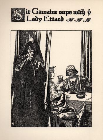 Sir Gawaine Sups with the Lady Ettard