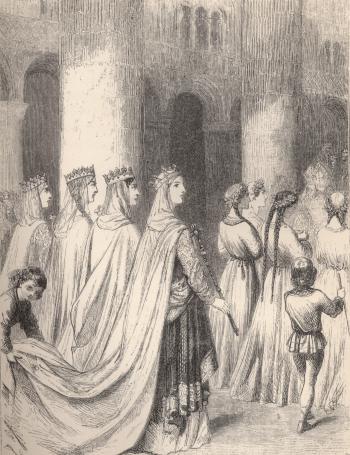 The Marriage of King Arthur and Queen Guinevere