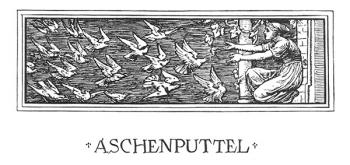"The headpiece of Aschenputtel."