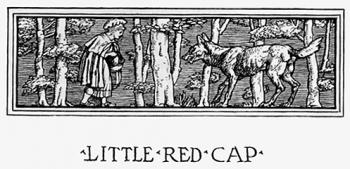 "Headpiece of Little Red Cap."