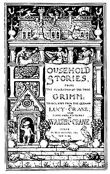 Title page of "Household Stories."