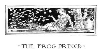 "Headpiece of "The Frog Prince"."
