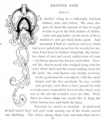 Initial Letter (Chapter XXXI)