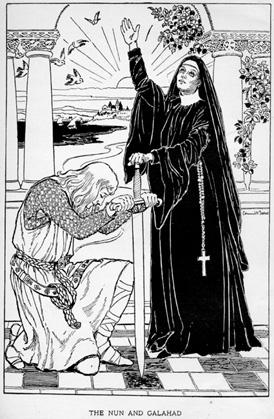 The Nun and Galahad