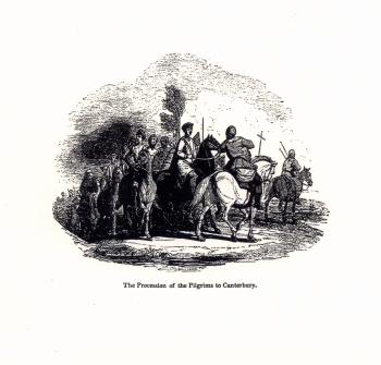The Procession of the Pilgrims to Canterbury