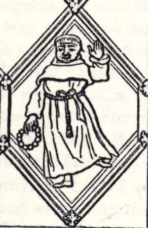 "Friar," excerpt of the Betley Window 