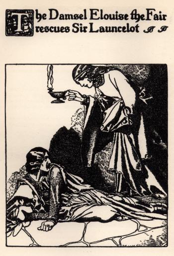 The Damsel Elouise the Fair Rescues Sir Launcelot