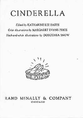 Title page of "Cinderella."