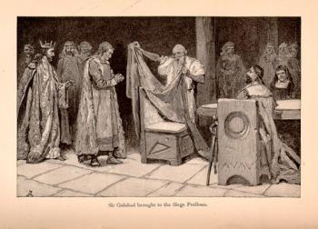 Sir Galahad Brought to the Siege Perilous
