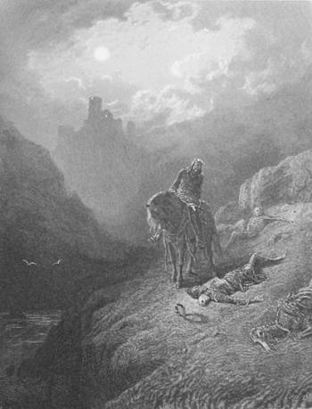 King Arthur Discovering the Skeletons of the Brothers
