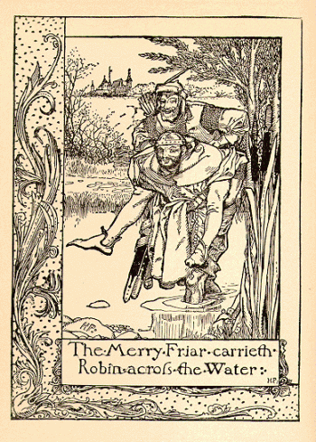 The Merry Friar Carrieth Robin across the Water 