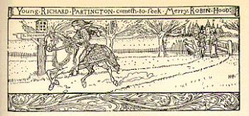 Young Richard Partington Cometh to Seek Merry Robin Hood