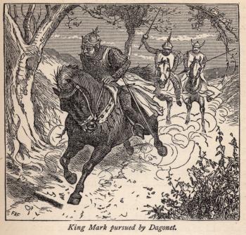 King Mark Pursued by Dagonet