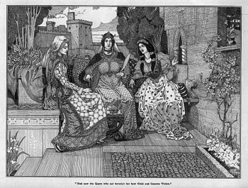 Guinevere with Enid and Vivien