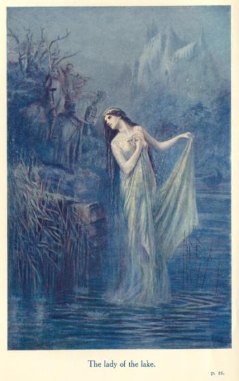 The lady of the lake