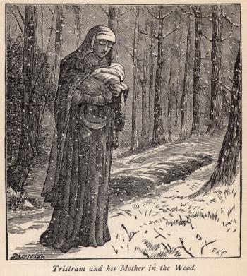 Tristram and His Mother in the Woods