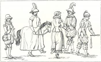 Morris Dance, from a Tracing by Captain Grose