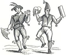 Morris Dancers from Holme's "Academy of Armory," 1683