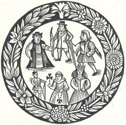 Robin Hood's Garland Woodcut