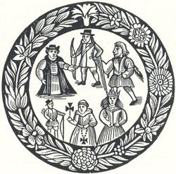 Robin Hood's Garland Woodcut [from Garland Title Page]