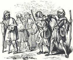 Little John Encountering the Beggars, Headpiece to "Little John and the Four Beggars"
