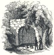 View of St. Ann's Well, Headpiece to "Robin Hood Rescuing the Three Squires from Nottingham Gallows"